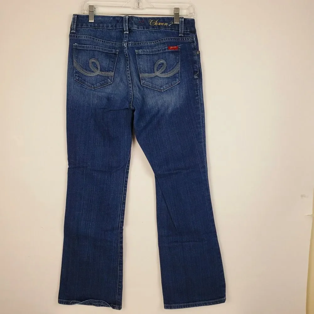 Seven7 Women's Bootcut Jeans Medium Wash Size 30W x 27L‎